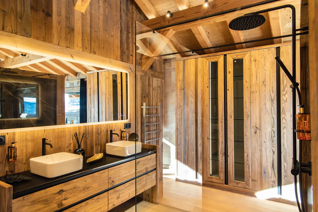 Chalet de luxe avec salle de bain privative dans chaque chambre