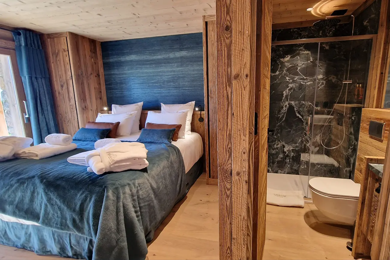 Chalet de luxe avec salle de bain privative dans chaque chambre